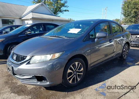 2014 Honda Civic Ex from USA, damaged, VIN 19XFB2F80EE086079